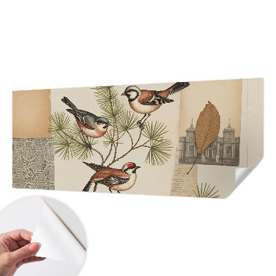 3D fototapeta Kolaž ptic