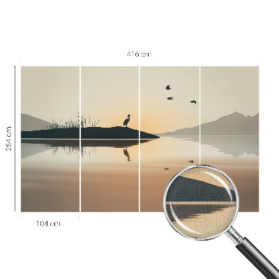 3D fototapeta z motivom zore in jutranje tišine