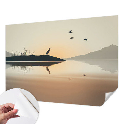 3D fototapeta z motivom zore in jutranje tišine