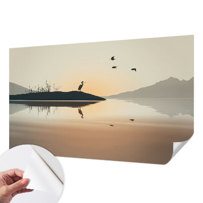 3D fototapeta z motivom zore in jutranje tišine