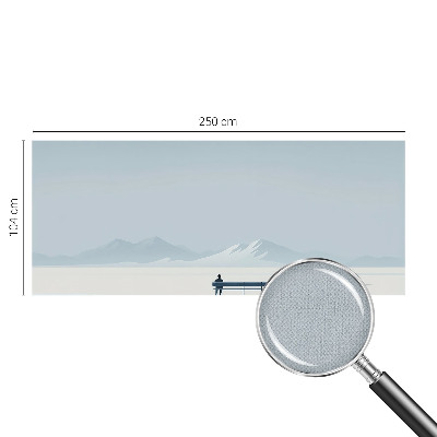 Samolepilna fototapeta z motivom minimalistične pokrajine
