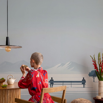 Samolepilna fototapeta Minimalistična pokrajina