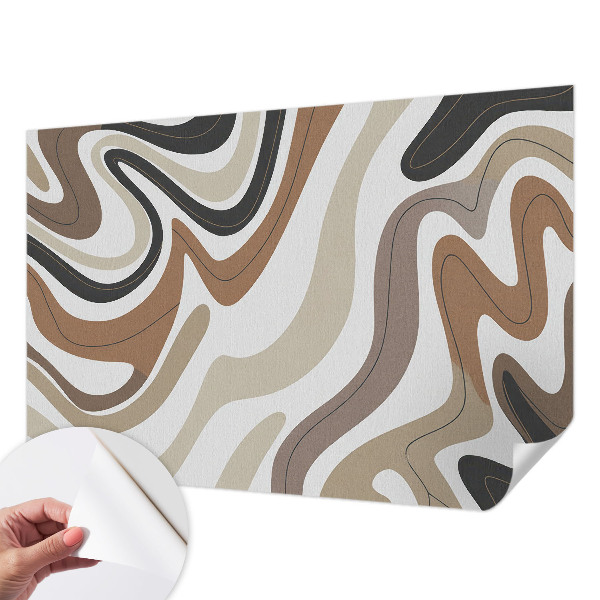 Samolepilna fototapeta za spalnico Harmonični valovi