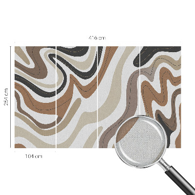 Samolepilna fototapeta za spalnico Harmonični valovi