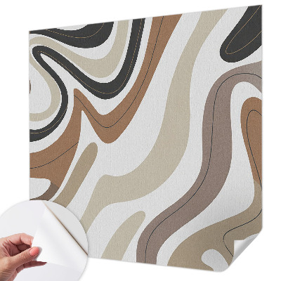 Samolepilna fototapeta za spalnico Harmonični valovi