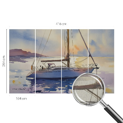 Fototapeta za otroško sobo z motivom jadrnice West