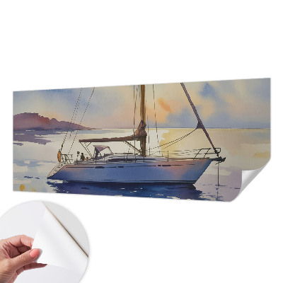 Fototapeta za otroško sobo z motivom jadrnice West