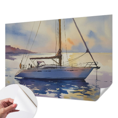 Fototapeta za otroško sobo z motivom jadrnice West
