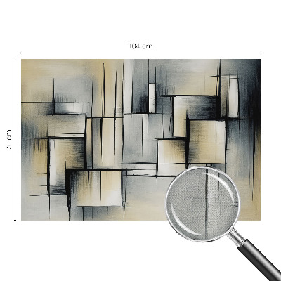 Samolepilna fototapeta za spalnico Abstraktna geometrija