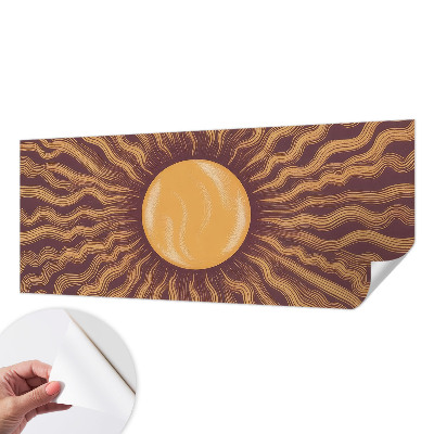 Otroška fototapeta z motivom sončnih žarkov
