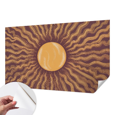 Otroška fototapeta z motivom sončnih žarkov