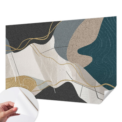 Samolepilna fototapeta za dnevno sobo Abstraktne oblike