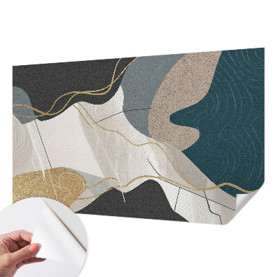 Samolepilna fototapeta za dnevno sobo Abstraktne oblike