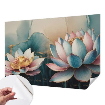 Samolepilna fototapeta za spalnico Lotosi harmonije