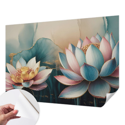 Samolepilna fototapeta za spalnico Lotosi harmonije