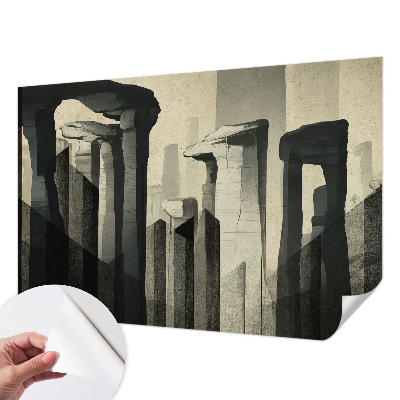 Fototapeta za otroško sobo z motivom surove arhitekture