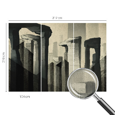 Fototapeta za otroško sobo z motivom surove arhitekture