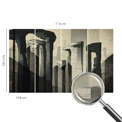Fototapeta za otroško sobo z motivom surove arhitekture