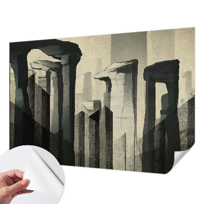 Fototapeta za otroško sobo z motivom surove arhitekture