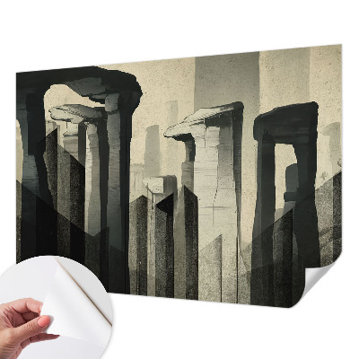 Fototapeta za otroško sobo z motivom surove arhitekture