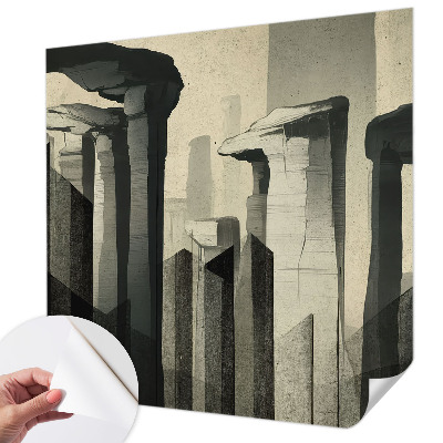 Fototapeta za otroško sobo z motivom surove arhitekture
