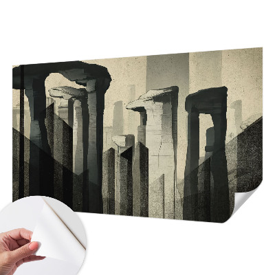 Fototapeta za otroško sobo z motivom surove arhitekture