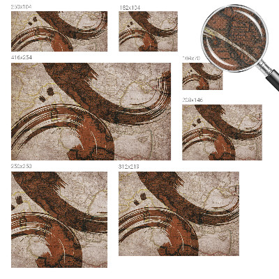 Otroška fototapeta Umetniški zemljevid