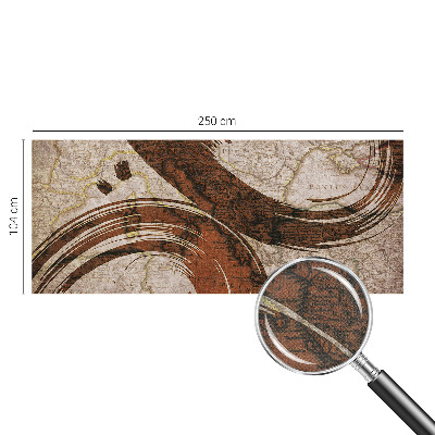 Otroška fototapeta Umetniški zemljevid