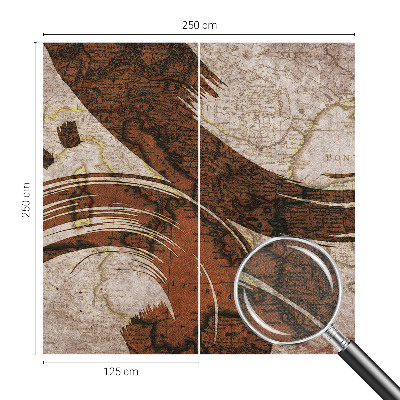 Otroška fototapeta Umetniški zemljevid