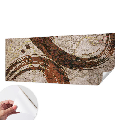 Otroška fototapeta Umetniški zemljevid