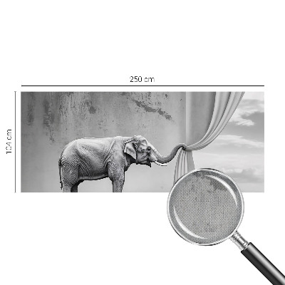 Fototapeta za otroško sobo z nadrealističnim motivom slona