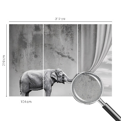 Fototapeta za otroško sobo z nadrealističnim motivom slona