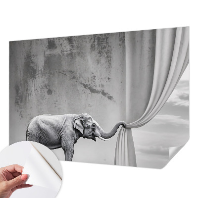 Fototapeta za otroško sobo z nadrealističnim motivom slona