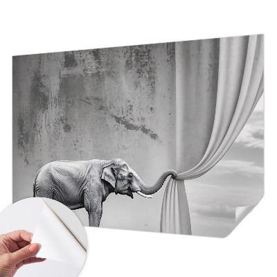 Fototapeta za otroško sobo z nadrealističnim motivom slona