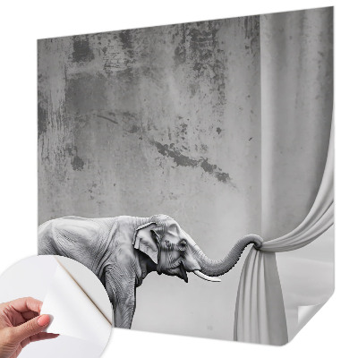 Fototapeta za otroško sobo z nadrealističnim motivom slona