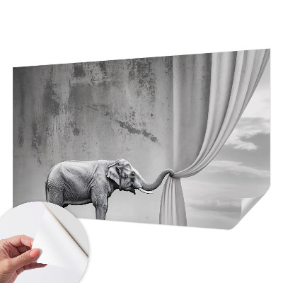 Fototapeta za otroško sobo z nadrealističnim motivom slona