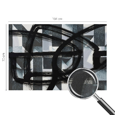 Samolepilna fototapeta za dnevno sobo Izrazna geometrija