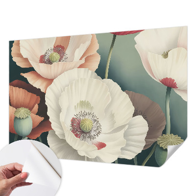 3D fototapeta s cvetličnim motivom