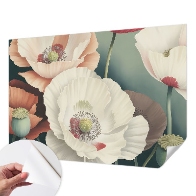 3D fototapeta s cvetličnim motivom