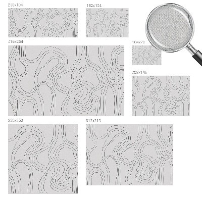 Samolepilna fototapeta z motivom organskih linij