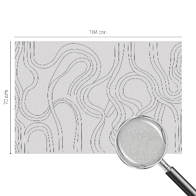 Samolepilna fototapeta z motivom organskih linij