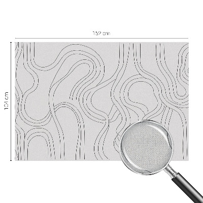 Samolepilna fototapeta z motivom organskih linij