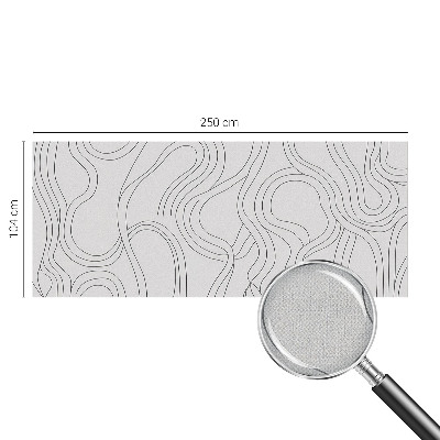 Samolepilna fototapeta z motivom organskih linij