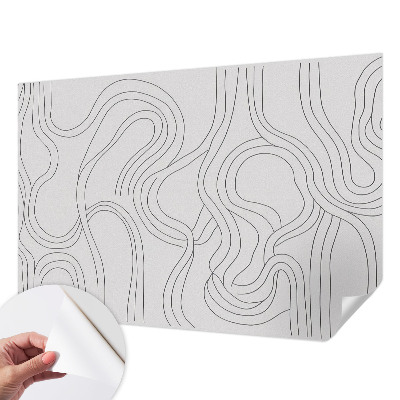 Samolepilna fototapeta z motivom organskih linij