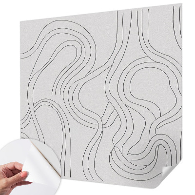 Samolepilna fototapeta z motivom organskih linij