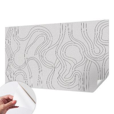 Samolepilna fototapeta z motivom organskih linij