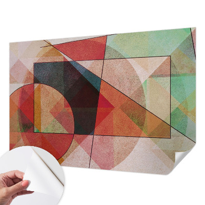 Samolepilna fototapeta za dnevno sobo Geometrijska abstrakcija
