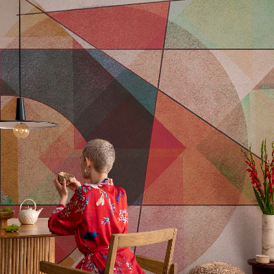 Samolepilna fototapeta za dnevno sobo Geometrijska abstrakcija