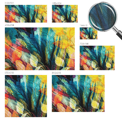 Samolepilna fototapeta za dnevno sobo Abstraktni listi