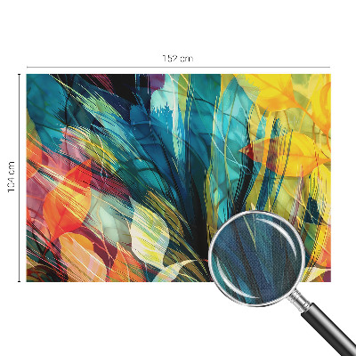 Samolepilna fototapeta za dnevno sobo Abstraktni listi